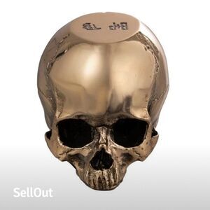 Buster + Punch Travis Barker Collab B+P TB Brass Door Stop Skull